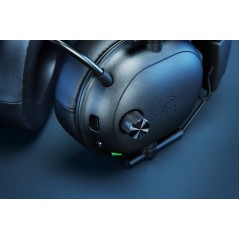 Razer BlackShark V2 HyperSpeed Trådløs Kablet Høretelefoner Sort