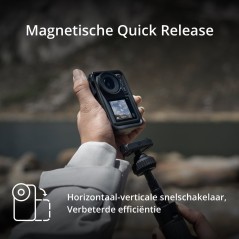 Køb DJI Osmo Action 4 Standard Combo Kamera i Sort – Professionel Kvalitet til Fantastiske Optagelser!
