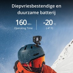 Køb DJI Osmo Action 4 Standard Combo Kamera i Sort – Professionel Kvalitet til Fantastiske Optagelser!