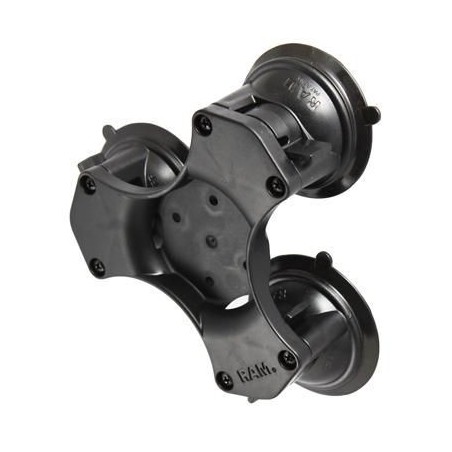 RAM Mounts TRIPLE SUCTION CUP BASE - Stærk og Stabil Montering til Dit Udstyr - RAP-365-224-1B