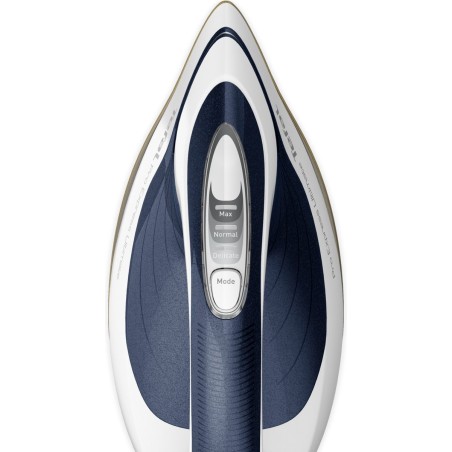Tefal Pro Express Ultimate II GV9720 Dampstrygejern Blå Hvid