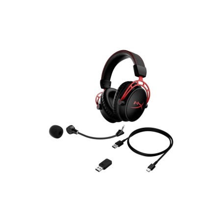 HyperX Cloud Alpha Trådløst Gaming-Headset Sort-Rød – Uovertruffen Komfort og Lydkvalitet!