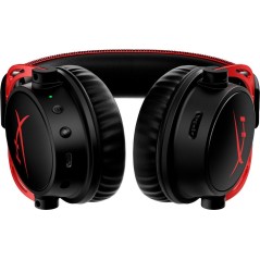 HyperX Cloud Alpha Trådløst Gaming-Headset Sort-Rød – Uovertruffen Komfort og Lydkvalitet!