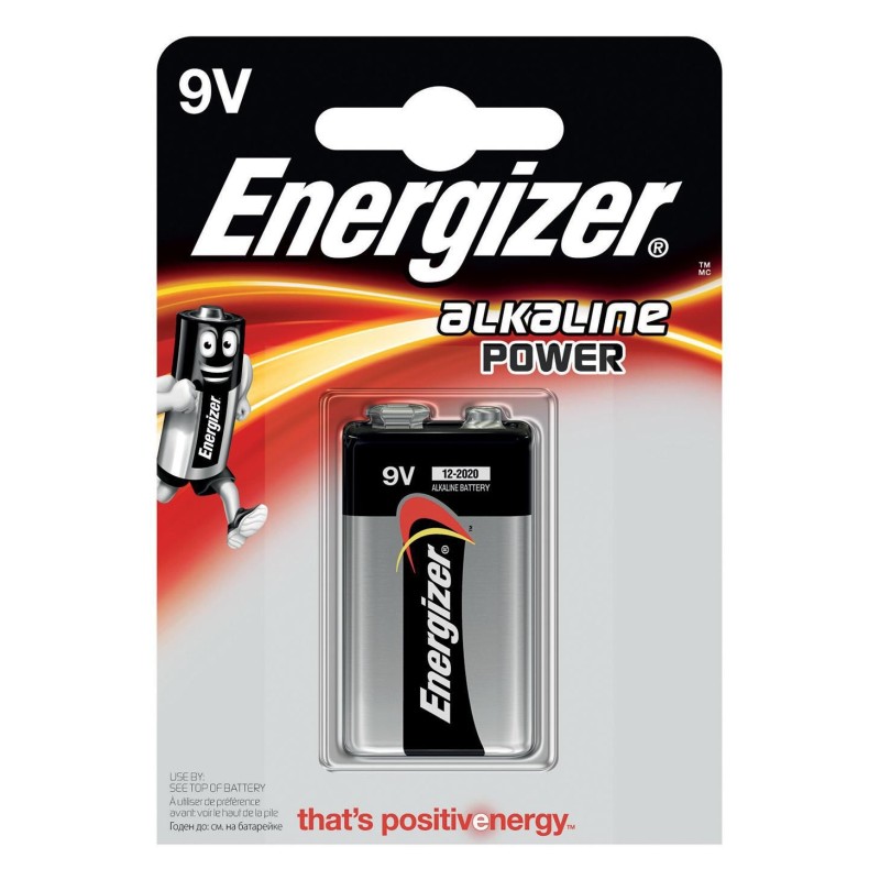 Energizer Battery 9V/6LR61 Alkaline Energizer Battery 9V/6LR61 Alkaline