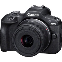 Køb Canon EOS R100 24.1 Megapixel Sort Digitalkamera – Fremragende bildekvalitet og kreativitet! Varenr: 4549292214635
