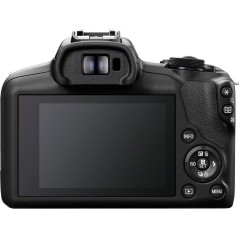 Køb Canon EOS R100 24.1 Megapixel Sort Digitalkamera – Fremragende bildekvalitet og kreativitet! Varenr: 4549292214635