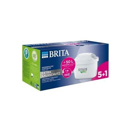 BRITA Tischwasserfilter Maxtra Pro - 6er-Pack Extra Filterkartusche til Renere Vand og Bedre Smag