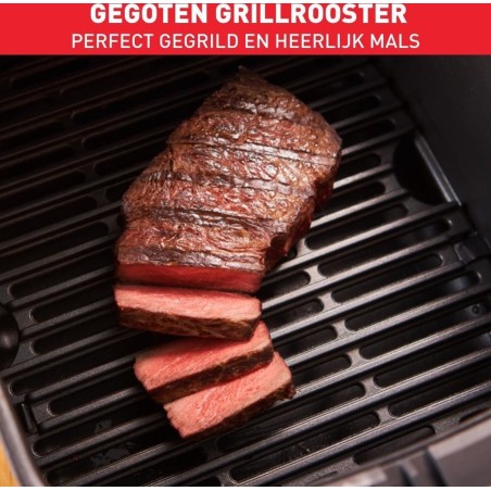 Tefal Easy Fry Grill EY505D15 – Varmluftsristergrill 14kW i Rustfrit Stål – Perfekt til Sund Madlavning!