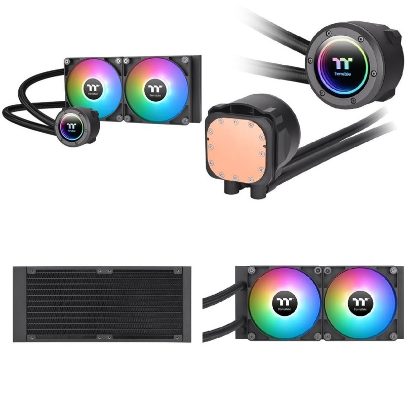Thermaltake TH240 ARGB Sync V2 Vandkøler 1-pack Sort 120 mm Thermaltake TH240 ARGB Sync V2 Vandkøler 1-pack Sort 120 mm