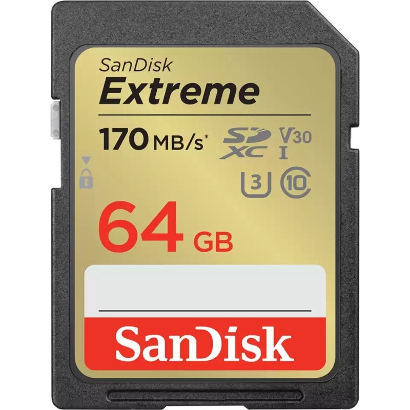SanDisk Extreme SDXC 64GB 170MB/s SanDisk Extreme SDXC 64GB 170MB/s