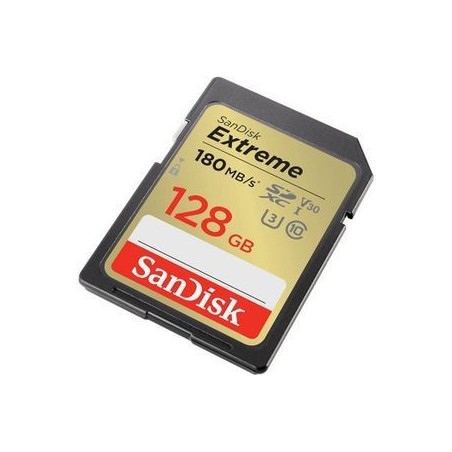 SanDisk microSDXC 128GB 180MB/s – Hurtig lagring og pålidelig ydeevne til alle dine enheder!