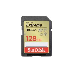 SanDisk microSDXC 128GB 180MB/s – Hurtig lagring og pålidelig ydeevne til alle dine enheder!