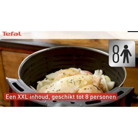 Tefal Easy Fry XXL EY701 Airfryer 17kW Sort – Perfekt frituremad uden olie!