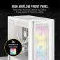 CORSAIR iCUE 5000D RGB Airflow Tower Udvidet ATX Hvid CORSAIR iCUE 5000D RGB Airflow Tower Udvidet ATX Hvid
