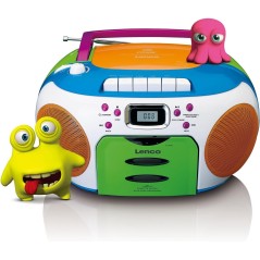 Lenco SCD-971 Boombox Blå Grøn Orange Lilla Hvid