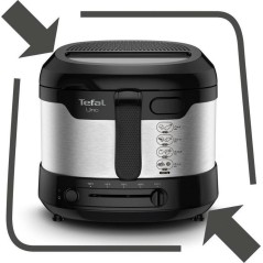 Tefal Uno M Fritureapparat 18L - Rustfrit Stål til Perfekte Fritureretter!
