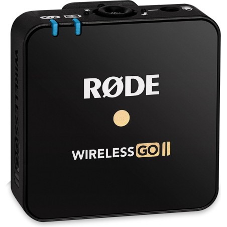 RDE Wireless GO II Trådløs Mikrofonsender - Sort | Professionel Lydkvalitet & Fleksibel Brug