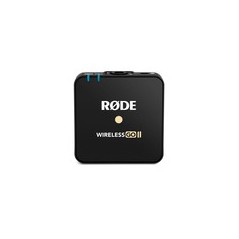 RDE Wireless GO II Trådløs Mikrofonsender - Sort | Professionel Lydkvalitet & Fleksibel Brug