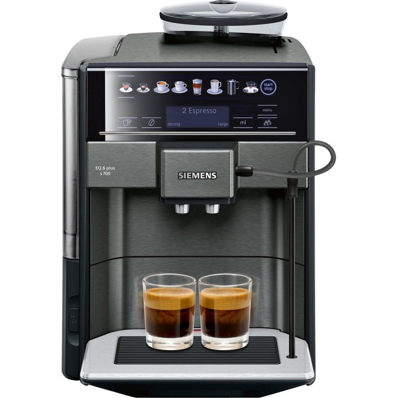 Siemens EQ.6 plus s700 TE657319RW Automatisk kaffemaskine Mørkt rustfrit stål