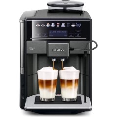 Siemens EQ6 plus s700 TE657319RW Automatisk Kaffemaskine - Elegant Mørkt Rustfrit Stål til Kaffeelskere