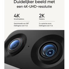 Eufy S350 Netværksovervågningskamera Indendørs 3840 x 2160 – Sikre dit hjem med skarphed og pålidelighed!