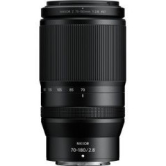 Nikon Nikkor Z 70-180mm f/2.8 Telezoomobjektiv - Ultimativ Skarphed og Fleksibilitet til Din Fotografi!