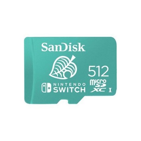 SanDisk Nintendo Switch microSDXC 512GB 100MB/s - Ultimativ Lagringsløsning til Spiloplevelsen!