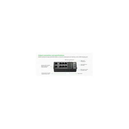 APC Back-UPS UPS 600Watt 1050VA