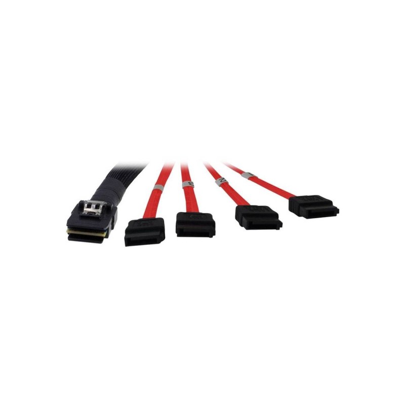Inter-Tech Seriel ATA/SAS-kabel Rød 1m