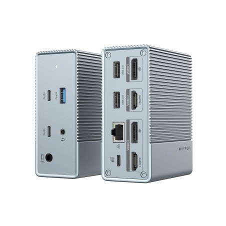 Hyper HD GEN2 12-port Docking (HDG212B-GL) | Ultimativ Multiport Hub til Effektiv Produktivitet