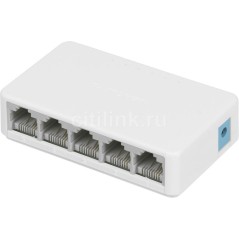 Køb Mercusys MS105 Switch 5-porte Fast Ethernet - Effektiv Netværksløsning til Dit Hjem!