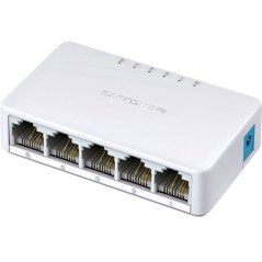 Køb Mercusys MS105 Switch 5-porte Fast Ethernet - Effektiv Netværksløsning til Dit Hjem!