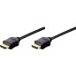 ASSMANN HDMI High Speed HDMI-kabel med Ethernet 2m Sort ASSMANN HDMI High Speed HDMI-kabel med Ethernet 2m Sort