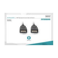 ASSMANN HDMI han - HDMI han 2 m Sort | Kvalitetskabler til Højtydende Forbindelse