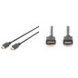 ASSMANN HDMI High Speed HDMI-kabel med Ethernet 2m Sort ASSMANN HDMI High Speed HDMI-kabel med Ethernet 2m Sort
