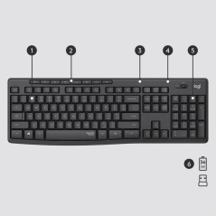 LOGITECH MK295 Silent Wireless Combo