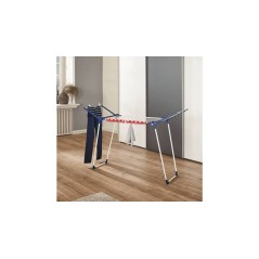 Leifheit Pegasus 150 Vingestativ Bl Hvid - Effektivt, Pladsbesparende og Stilrent Tørringstid!