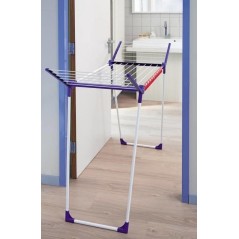 Leifheit Pegasus 150 Vingestativ Bl Hvid - Effektivt, Pladsbesparende og Stilrent Tørringstid!