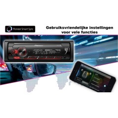 "Køb Pioneer MVH-S420BT Single-DIN - Få Fantastisk Lyd og Smart Funktionalitet!"