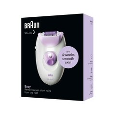 Opdag Braun Silk-pil 3 3-000 - Effektiv hårfjerning med 20 pincetter i Lilla & Hvid!