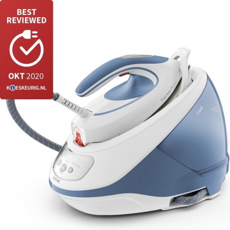 Tefal Express Protect SV9202 Dampstrygejern 2800W Blå Hvid
