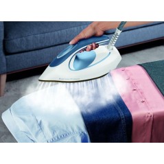 Tefal Express Protect SV9202 Dampstrygejern 2800W - Effektiv, Hurtig og Brugervenlig Bl Hvid