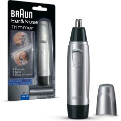Braun EarNose EN10 Præcisions Trimmer - Sort | Effektiv og Nem Pleje af Ører og Næse