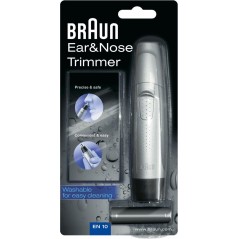 Braun EarNose EN10 Præcisions Trimmer - Sort | Effektiv og Nem Pleje af Ører og Næse