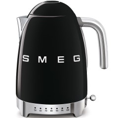 Smeg 50s Style Kedel 17 liter - Elegant Sort Kedel med Retro Design - Optimal Kvalitet og Funktionalitet!
