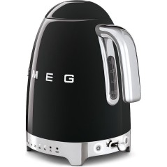 Smeg 50s Style Kedel 17 liter - Elegant Sort Kedel med Retro Design - Optimal Kvalitet og Funktionalitet!