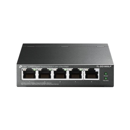 TP-Link TL-SG1005LP - Ikke administreret Gigabit Ethernet Switch med PoE - Effektiv, pålidelig og kompakt løsning til dit netvær