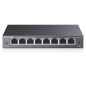 TP-Link TL-SG108E Administreret L2 Gigabit Ethernet (10/100/1000) Sort