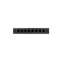 TP-Link TL-SG108E Administreret L2 Gigabit Ethernet Switch - Hurtig, Pålidelig og Effektiv Netværksløsning i Sort
