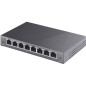 TP-Link TL-SG108E Administreret L2 Gigabit Ethernet (10/100/1000) Sort